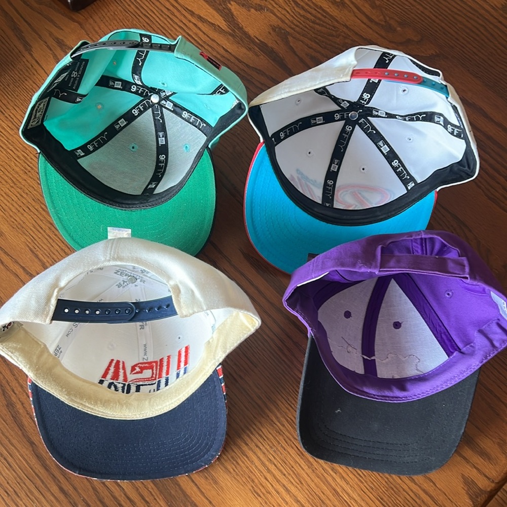 Bundle 8 Snap Back Baseball Hats - image 7